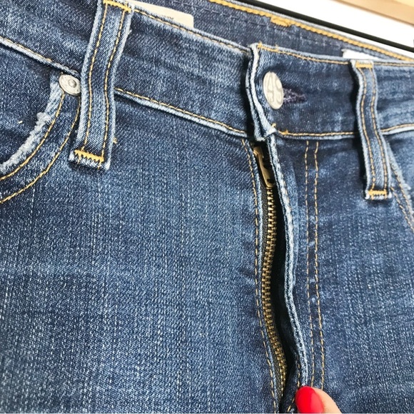 AG ADRIANO GOLDSCHMIED The Farrah Skinny Distressed Jeans 28R - Picture 5 of 11